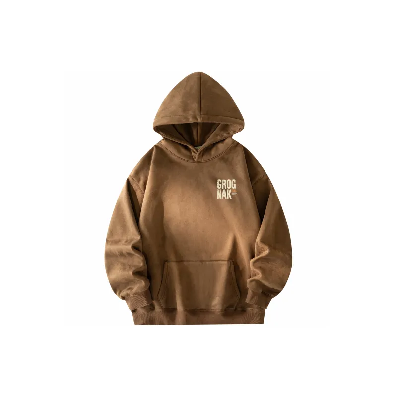 GROGNAK Sweatshirt Unisex Fleece Lined Thin Optional-4