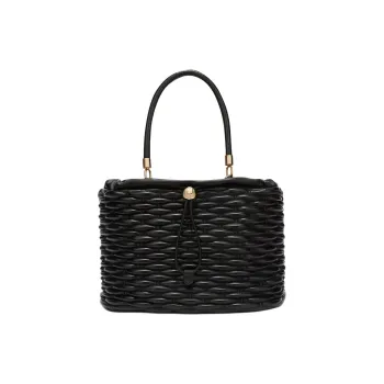 Furla Calfskin One Shoulder Handbags Regular Women's Black