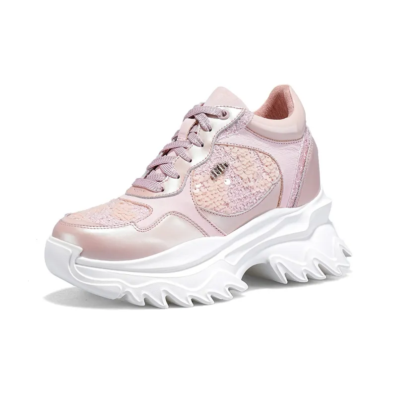 IiJin Low-Top Chunky Sneakers Women's-11