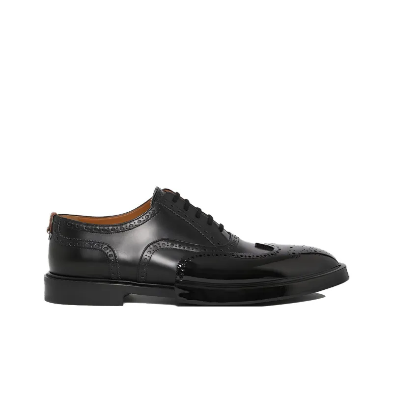 Burberry Dress Shoes Men Low-Top Black-1