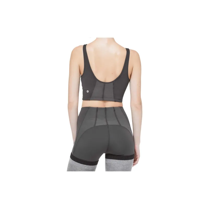Lululemon Principal Dancer Corsetry Sports Underwear Women's Smoke Gray-1