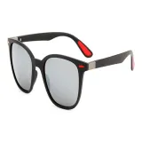 Black Frame with White Mercury and Red Accents