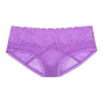 Victoria's Secret Underpants Women's 1 Pack Purple Lace