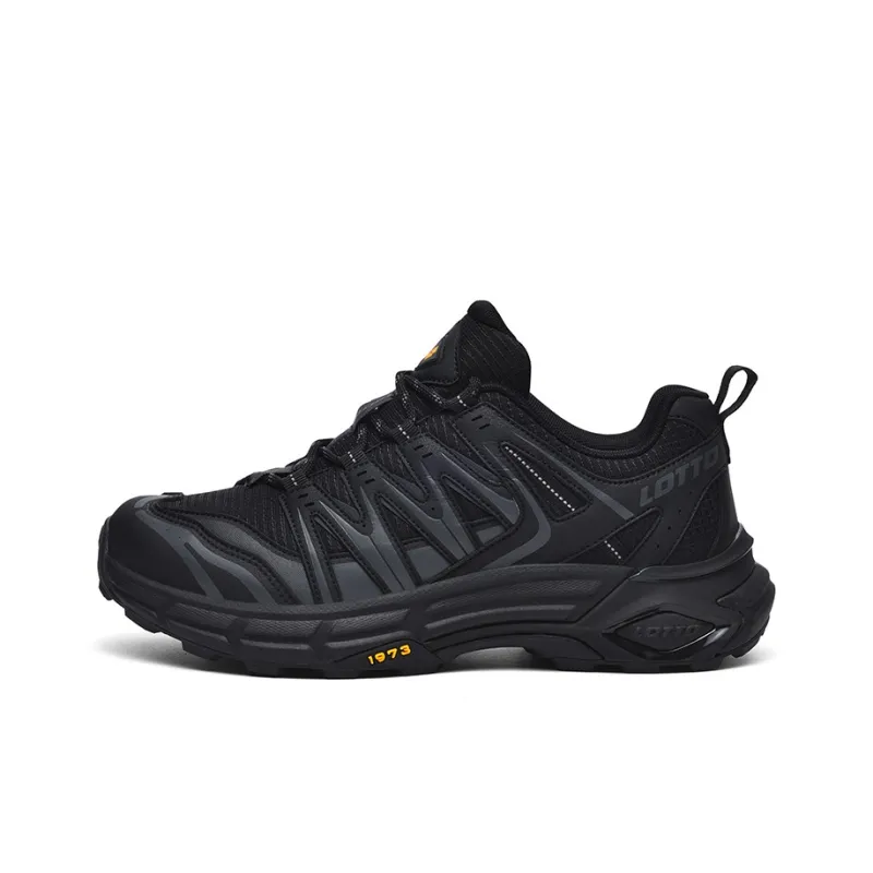 LOTTO Joy Journey Anti Slip Wear Resistant Low Top Outdoor Sports Hiking Trekking Shoes Men Black-0