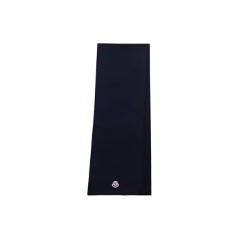 Moncler Ribbed Knit Wool Scarf