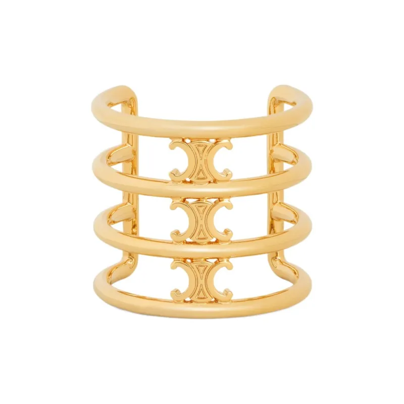 CELINE Brass Headbands Women's Gold-0