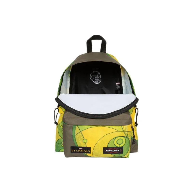 EASTPAK Polyester Backpack Men Olive Yellow Green-2