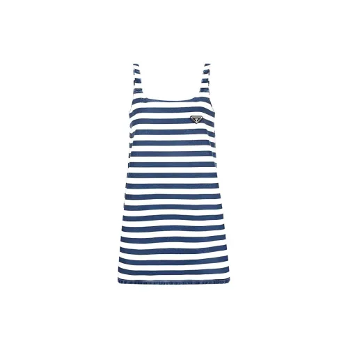 PRADA Sleeveless Dresses Women's Blue