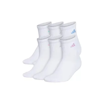 Adidas Free Shipping With AdiClub Cushioned Sport High Quarter Socks 6 Pack