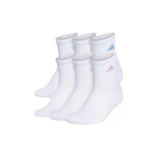 Adidas Free Shipping With AdiClub Cushioned Sport High Quarter Socks 6 Pack