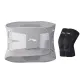 Gray Waist Protector+LDEU802-1 Knee Protector 1 Pair