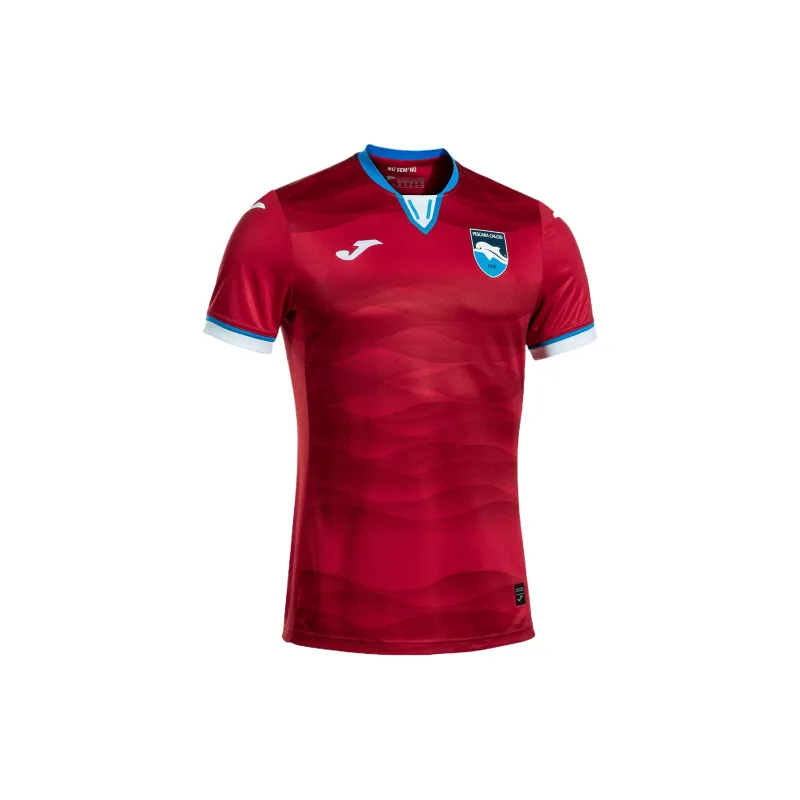 Joma Shirt Short Sleeve Away Kit PESCARA Cacio 1936 24/25 T-Shirt Men Red-2