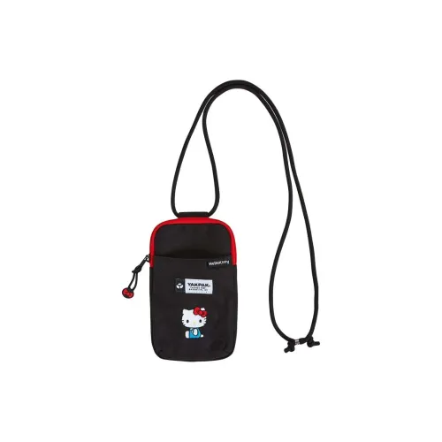 Sanrio Hello Kitty Polyester Cell Phone Crossbody Bag Regular Women's Black