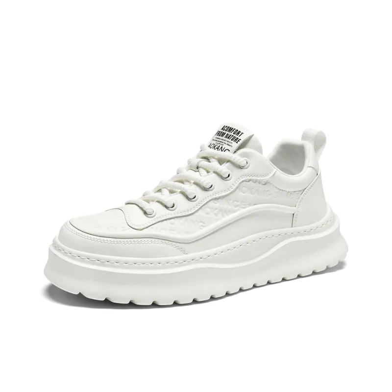 AOKANG Abrasion Resistant Lightweight Height Increasing Low Top Skateboard Shoes Men Exclusive Box-1
