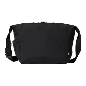 FILA Nylon Hobo Bag Crossbody Bag Shoulder Bag Unisex Black
