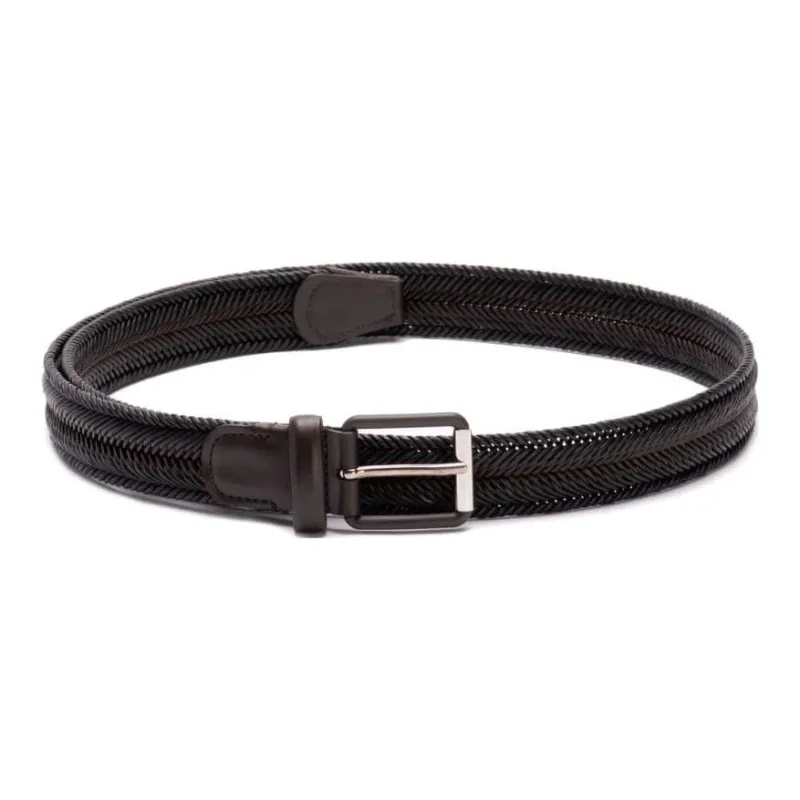 GIORGIO ARMANI Buckled Leather Belt-0