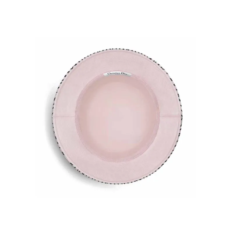 DIOR Cotton Bucket Hats Women's Light Pink-3