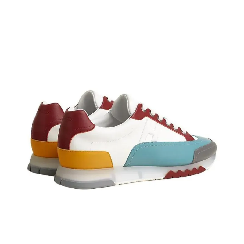 HERMES Trail Low Top Casual Shoes Men White-2