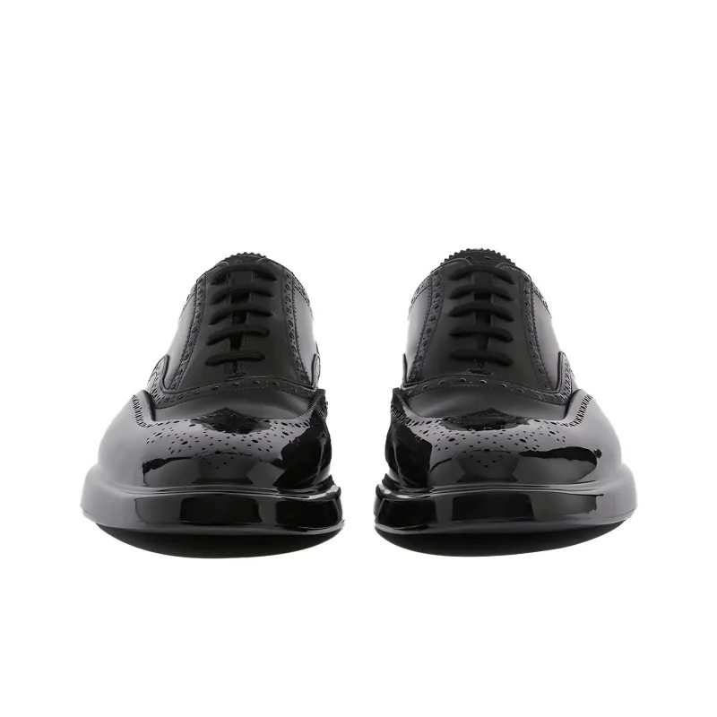 Burberry Dress Shoes Men Low-Top Black-3