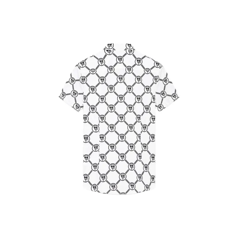 KARL LAGERFELD SS24 Shirt Men Raw White-1