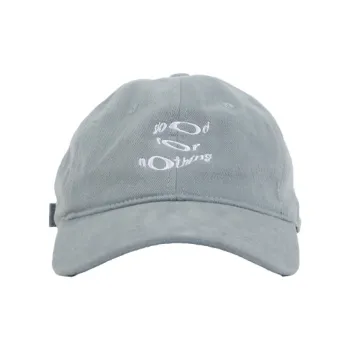 GOOD FOR NOTHING Brushed Cotton Baseball Caps Unisex Multicolor