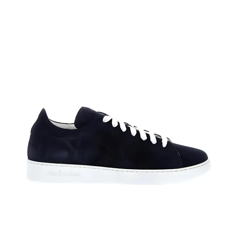 KITON Maxi-stitched Leather Sneakers-1