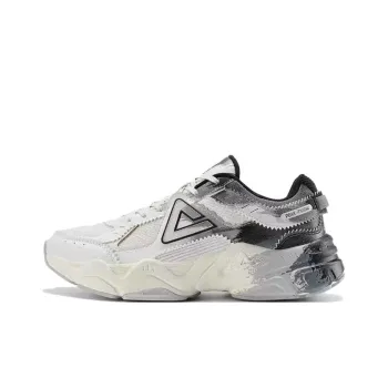 PEAK Taichi Source Awakening Durable Breathable Low Top Casual Shoes Unisex White Black
