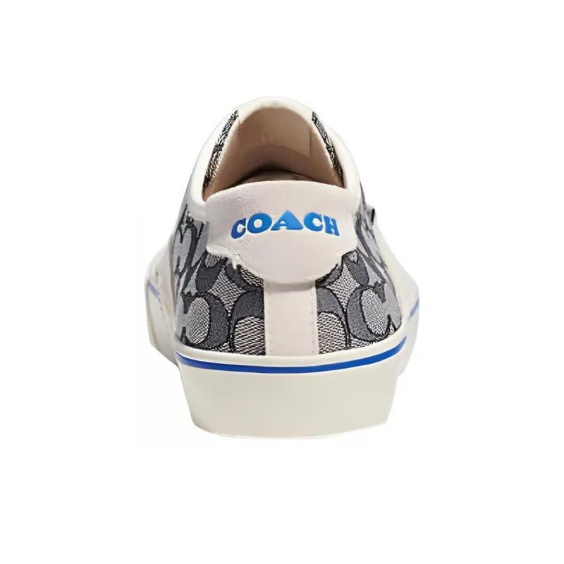COACH Low-Top Stylish Skateboarding Shoes Men's Light Brown-3