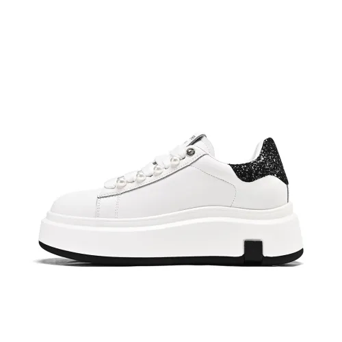 BOSSSUNWEN Skateboard Shoes Women's Low-Top