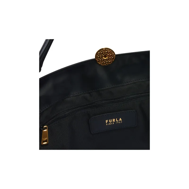 Furla Leather Handbag, Shoulder Bag Tubas Women's Black-2