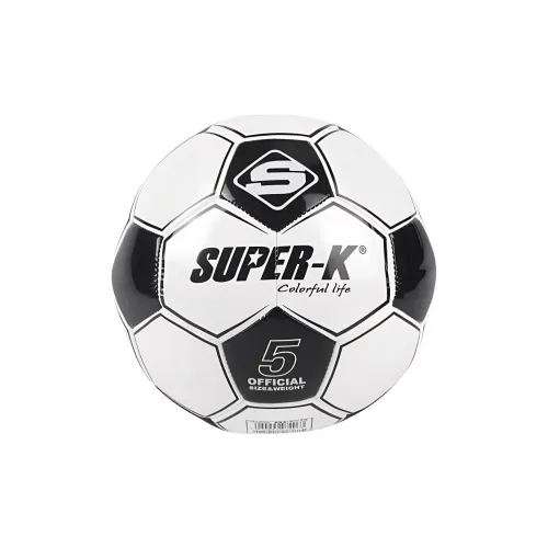 MESUCA Size 5 Soccer PVC Unisex Black White