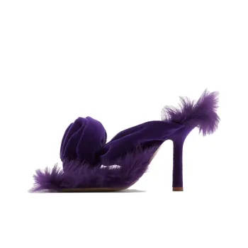 Burberry Casual Slippers 10.5cm Women's Purple