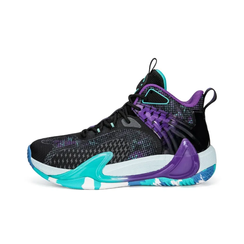 ANDEZHANMUSI Slip Resistant And Abrasion Resistant Coverage Mid Top Basketball Shoes Unisex-10
