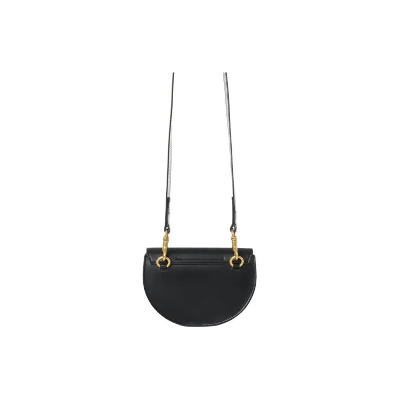 Chloe Marcie Cow Leather Shoulder Bag Crossbody Bag Mini Women's Black-2