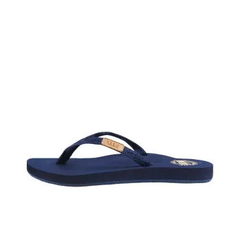 REEF Rubber Sole Abrasion-Resistant Flip Flops Women's Blue