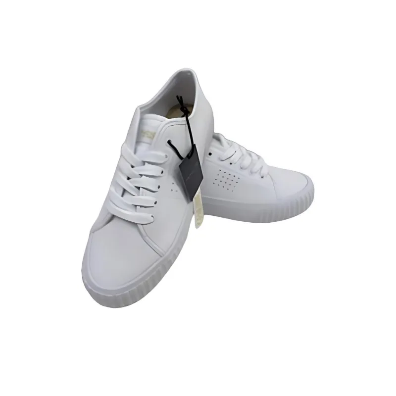 Rachel Zoe Low-Top Skateboard Shoes Women's White-1