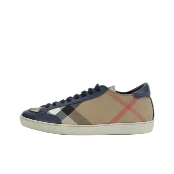 Burberry Stylish Skateboarding Shoes Women's Blue Brown