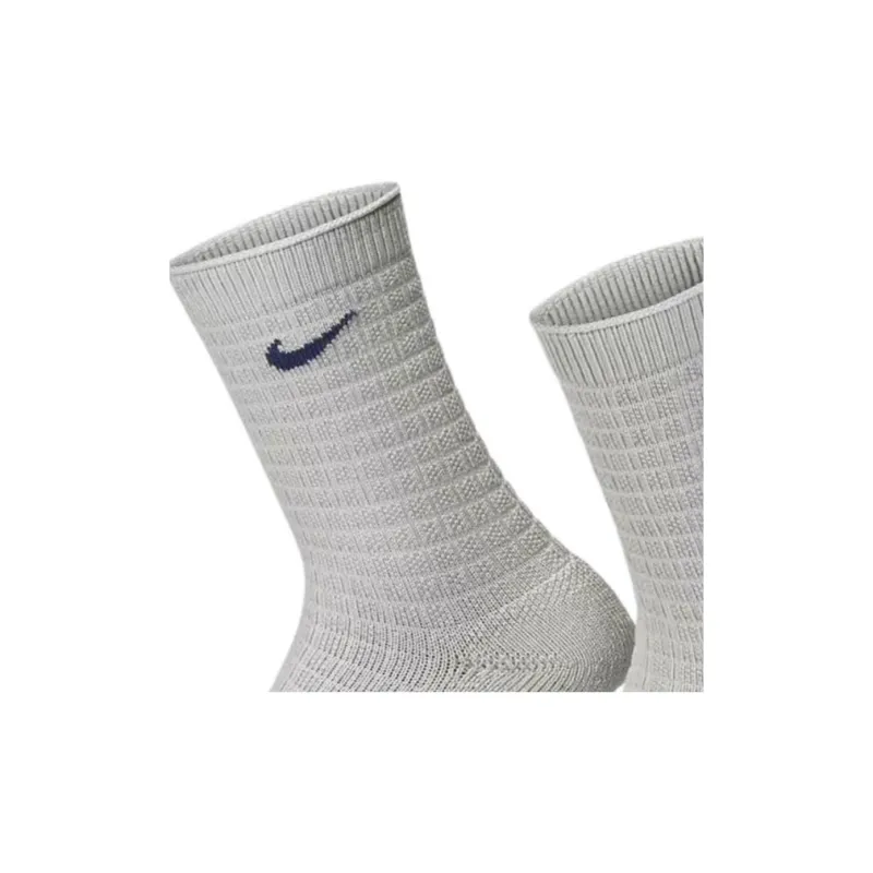 Nike FW23 Mid Calf Socks Unisex 1 Pack Light Silver-4