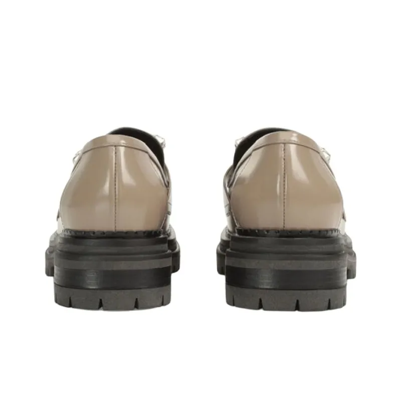 SERGIO ROSSI Sr Prince Loafers Women's Taupe-4