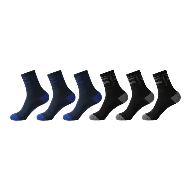 PLANDOO Mid Calf Socks Men 6 Pack-6