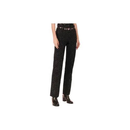 CHANEL Jeans Women's Black Gray