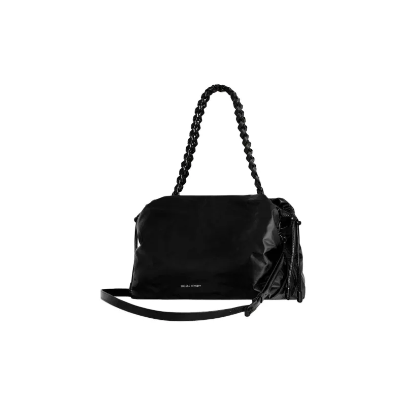 REBECCA MINKOFF Leather Handbag Shoulder Bag Women's Black-1