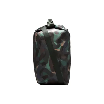 Lululemon Water-Resistant Fabric Shoulder Bag Regular Unisex Wavy Maze Flute Multi-Piece Black Pine