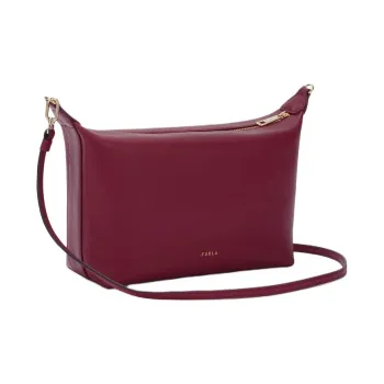 Furla Calfskin Portable Crossbody Bag, Shoulder Bag Mini Women's Burgundy