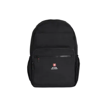 SWISS MILITARY Composite Cloth Backpack Regular Unisex Black/Red