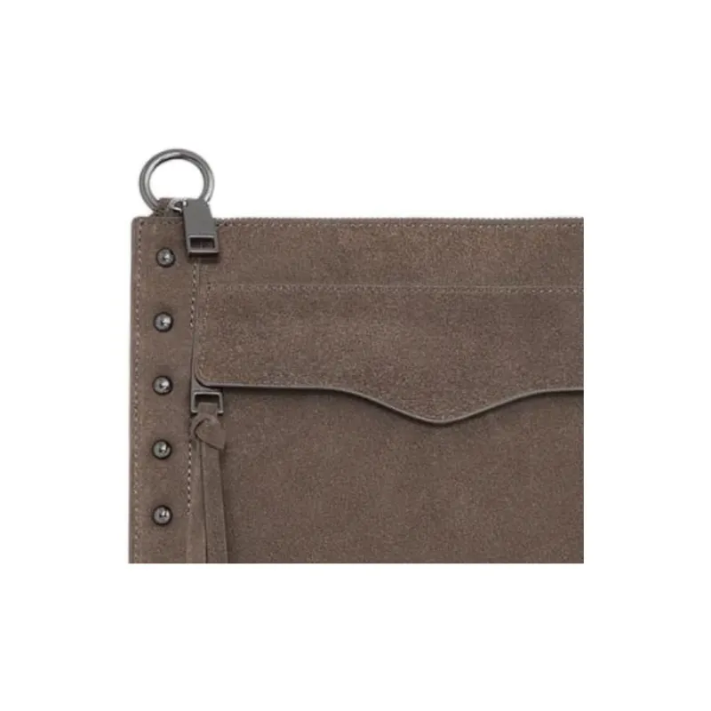 REBECCA MINKOFF Suede Shoulder Bag Crossbody Bag Women's Brown-2