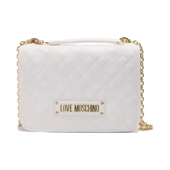 LOVE MOSCHINO PU Crossbody Bag Shoulder Bag Women's White