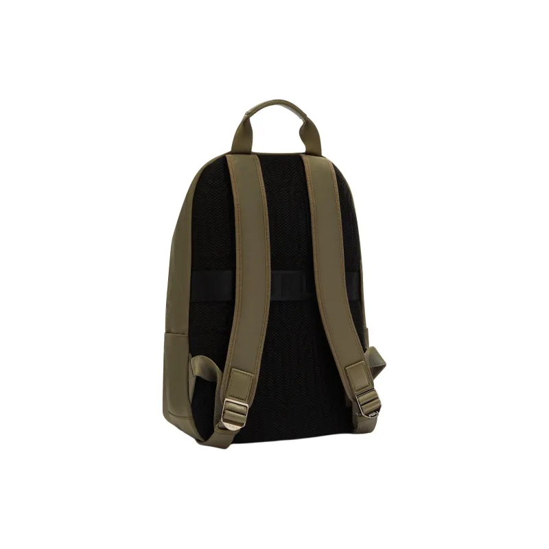 Furla Essential Nylon Backpack Medium Size Men Army Green-1