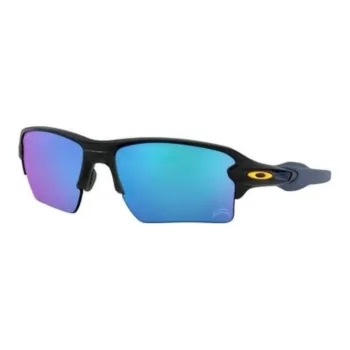 Oakley Plastic Irregular Shape Sunglasses Men Matte Black