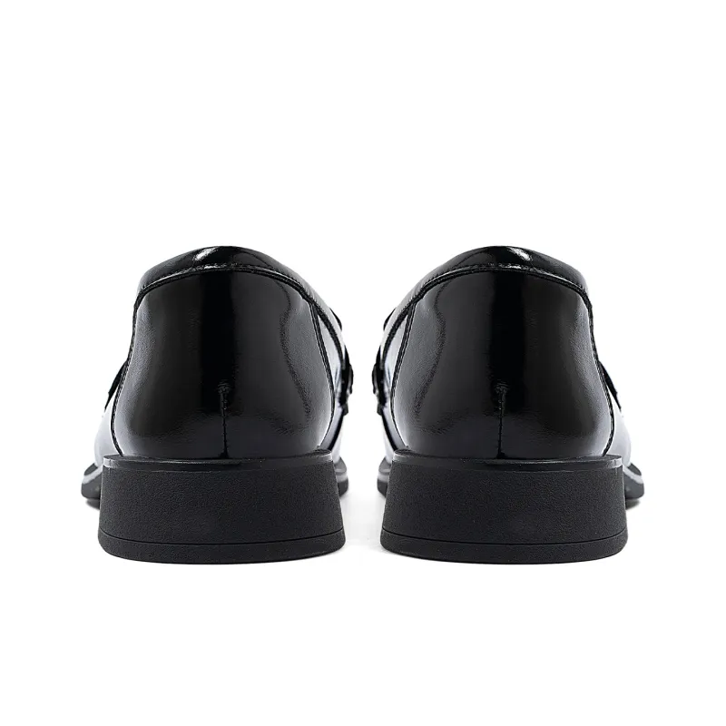 COMELY Loafers Women's Black/Coffee-4